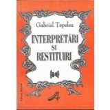 Interpretari si restituiri