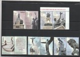 ROMANIA 2018 LP 2215 a MONUMENTE ALE CINSTIRII EROILOR NEAMULUI SERIE CU VINIETA MNH NESTAMPILATA, Nestampilat