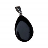 Pandantiv obsidian picatura 30mm, Stonemania Bijou