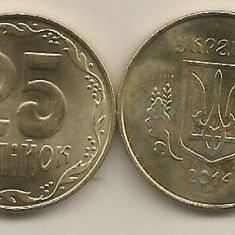 UCRAINA 25 COPEICI KOPIYOK 2014 [01] UNC , din fisic , magnetica