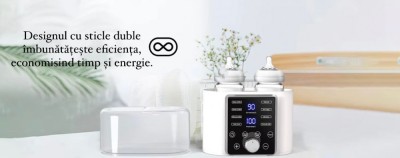 Incalzitor si Sterilizator Multifunctional 12 in 1, Negru foto