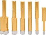 Set carote diamantate Strend Pro 6-20 mm cu prindere HEX, 6 piese