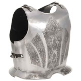 Cumpara ieftin Replica armura cavaler medieval jocuri de rol, argintiu, otel