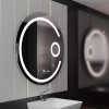Oglinda LED Senzor Mythica cu Dezaburire ,Ceas si Lupa 70X70cm