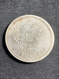 Moneda Argint Rusia 1 Rubla 1888, 20g, 33.5mm - Nicolae al II-lea