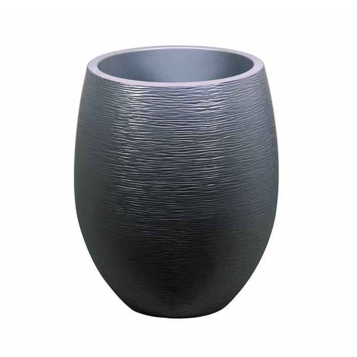 Ghiveci mare egg antracit 50X60cm GRAPHIT