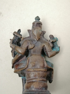 Statuie vintage hindusa Narasimha foto