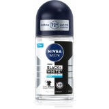 NIVEA MEN Invisible Black &amp; White deodorant roll-on antiperspirant pentru barbati 50 ml