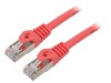 Cabluri patch F/UTP 6 litat CCA PVC roșu 10m 26AWG, Lanberg