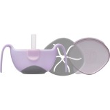 b.box 3 in 1 Bowl &amp; Straw castron cu pai Strawberry 250 ml