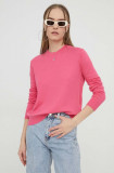 Cumpara ieftin Tommy Jeans pulover femei, culoarea roz, light DW0DW17254