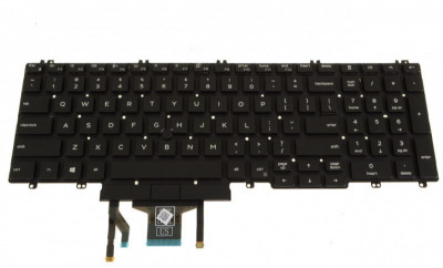 Tastatura Laptop, Dell, Latitude 5500, 5501, 5510, 5510, 0TCWPM, 0M25NK, M25NK, dual point, iluminata, layout us foto