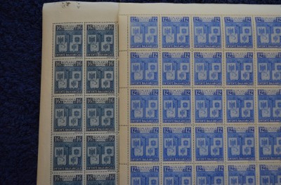ROMANIA , INTELEGEREA BALCANICA 1940 LP. 137 MNH SET COLI foto