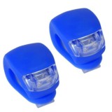 Set 2 licurici din silicon, cu lumina alba si rosie, albastru, YTGT-50002.5, Oem