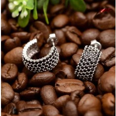 Cercei Argint 925 cu Onix Negru ARG366G