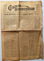 Gazeta Bucurestilor WW1, gazeta veche de ocupatie 1918 - nr 464 foto