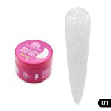Cumpara ieftin Gel pentru modelarea unghiilor 15 gr, Disco Flashing Glitter Builder Gel 01