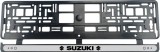 Cumpara ieftin Set 2 bucati, suport numar inmatriculare Suzuki Dark, Autohelix MSA