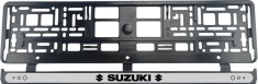 Set 2 bucati, suport numar inmatriculare Suzuki Dark