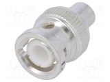 Conector BNC Terminator 50&Omega; PTFE Argintat TE Connectivity
