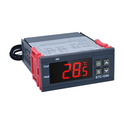 Termostat digital STC-1000 cu releu / Controler regulator temperatura 220V foto