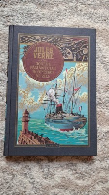 OCOLUL PAMANTULUI IN OPTZECI DE ZILE de JULES VERNE foto