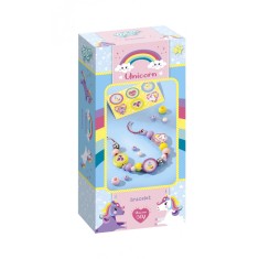 Mini set creativ DIY Bratara cu unicorni