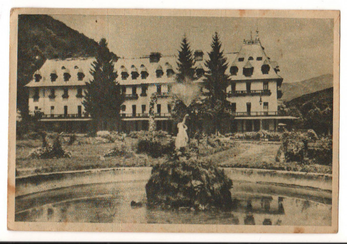 CPIB 17431 CARTE POSTALA - CALIMANESTI. HOTELUL DE STAT, LIBRARIA NOASTRA, 1954