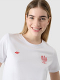 Tricou de suporter pentru femei - alb, 4F Sportswear