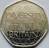 50 pence 2020 Marea Britanie, Diverse Britain, km#1818