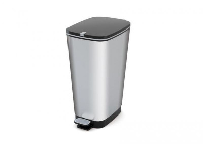 KIS Chic Bin Steel L, 50L, 44,5x29x60,5 cm, pentru gunoi foto