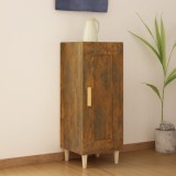 vidaXL Servantă, stejar fumuriu, 34,5x34x90 cm, lemn compozit
