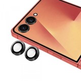 Folie de protectie Camera Spate Blueo pentru Samsung Galaxy Z Flip8 F776, Sticla Securizata, Neagra