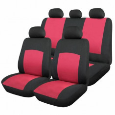 Huse auto scaune culoare rosu 7520 foto
