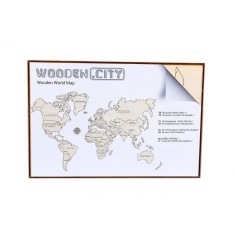 Harta lumii puzzle 3D de perete (L) foto