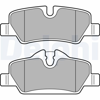 DELPHI LP2762 set placute frana,frana disc foto