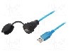Conector {{Tip conector}}, piuli&amp;amp;#355;a din spate, pt. montare pe panou, ENCITECH - 1310-1018-04 foto