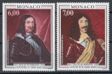 Monaco 1991 Mi 2028/29 MNH - 350 ani de la semnarea Tratatului P&eacute;ronne cu Franta