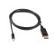Cablu video mini DisplayPort tata la DisplayPort tata 1.8m contacte
