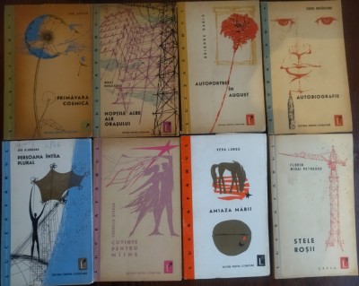 VERSURI: LOT 17 VOLUME DE DEBUT POEZIE / PRIMA SERIE LUCEAFARUL, 1960-1965 foto