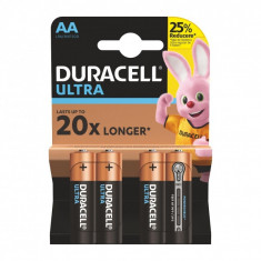 Set 4 baterii Duracell Ultra, tip AA foto