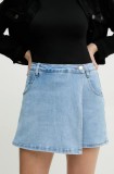 Answear Lab fustă și pantaloni denim femei, neted, medium waist