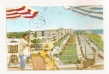 RF131 - Carte Postala - Mangalia, Vile pe malul marii, circulata 1962
