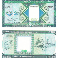 Mauritania 1 000 1000 Ouguiya 1989 P-111.5a UNC