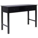 Cumpara ieftin Birou de scris, negru, 110 x 45 x 76 cm, lemn