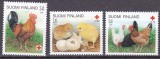Finlanda 1996 fauna pasari MI 1334-1336 MNH