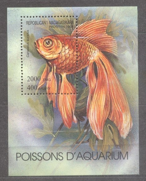 Madagascar 1994 Fish, perf. sheet, MNH S.090