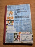 culegere - exercitii si probleme de aritmetica - pentru clasele 1- 4 - din anul 1975