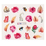 Cumpara ieftin Tatuaj Unghii LUXORISE Flower Grace, BN-1771, LUXORISE Nail Art