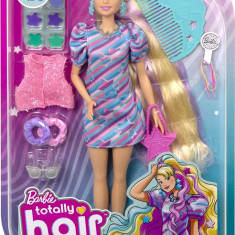 Papusa Barbie Totally Hair, blonda